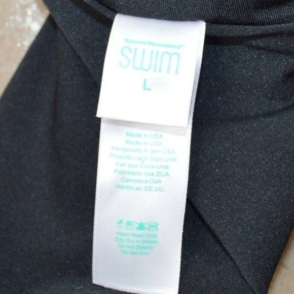 Venus Sports Illustrated Black Asymmetrical Ring One Piece Suit - Large - Picture 6 of 7